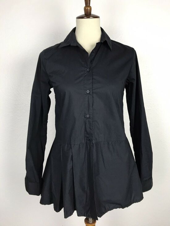 French Connection Tops - French Connection Button Down Pleated Top
